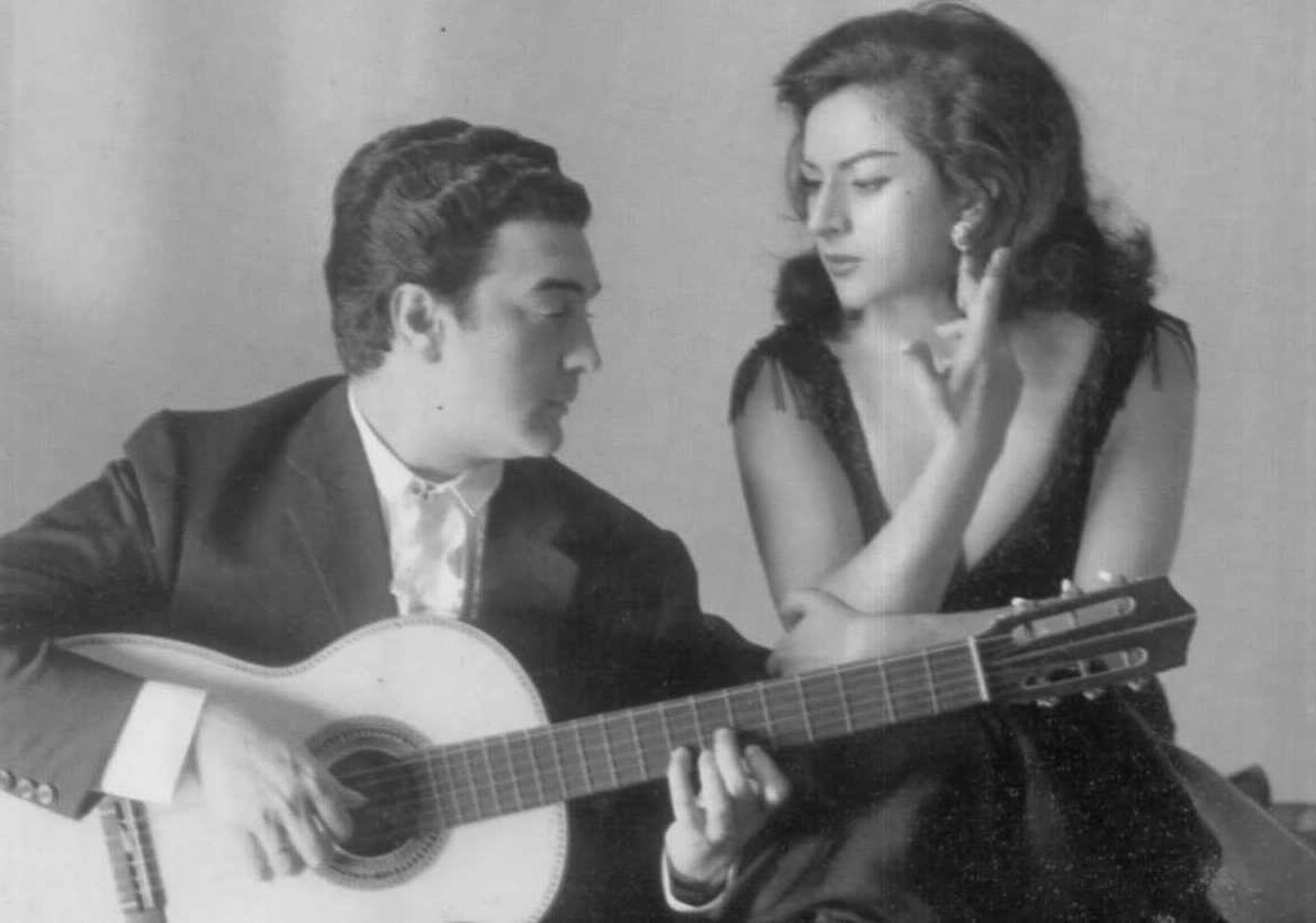 Lola Flores y Antonio González 'El Pescaílla'.