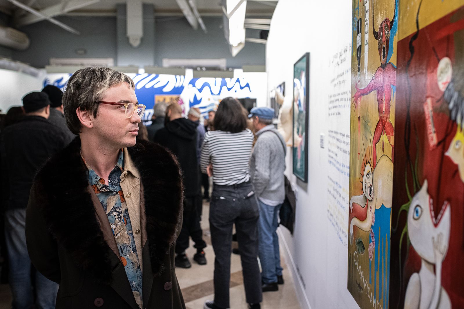 Imágenes de la inauguración de la muestra de Grafistas Onubenses