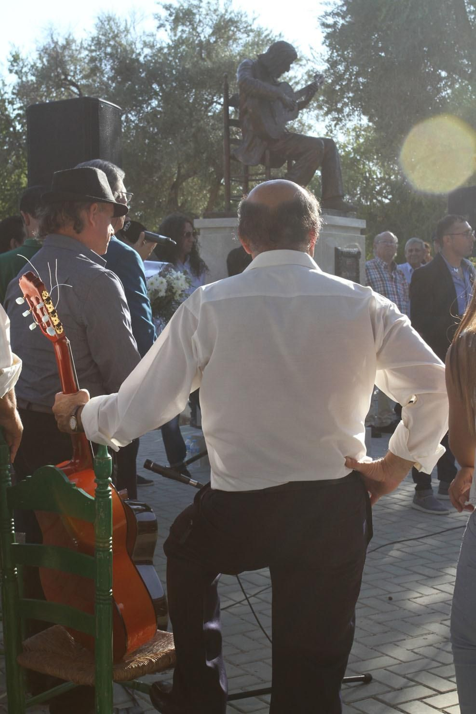 Inaguración del monumento al Niño Miguel.