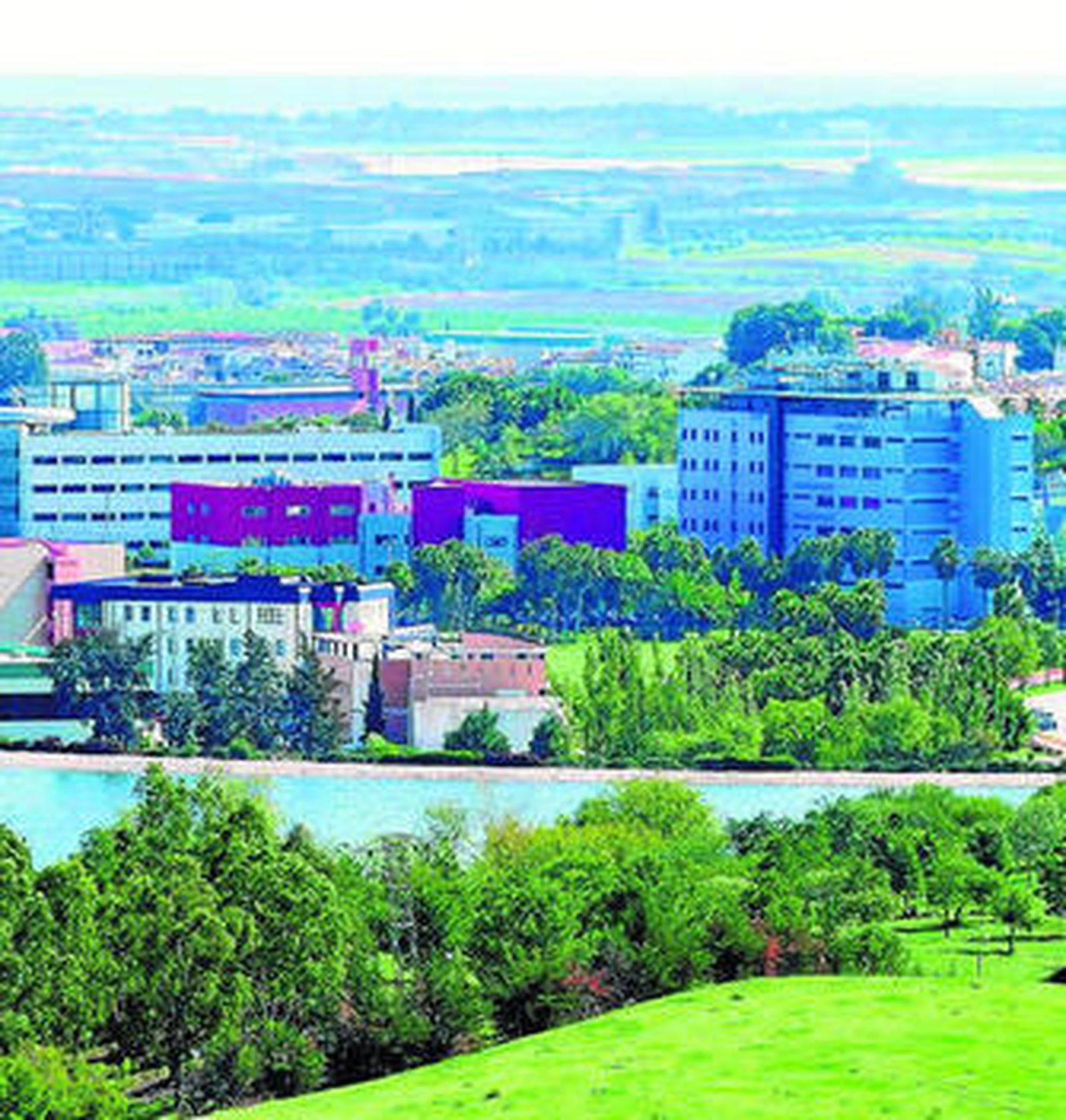 Vista del Parque Tecnológico de Andalucía (PTA).