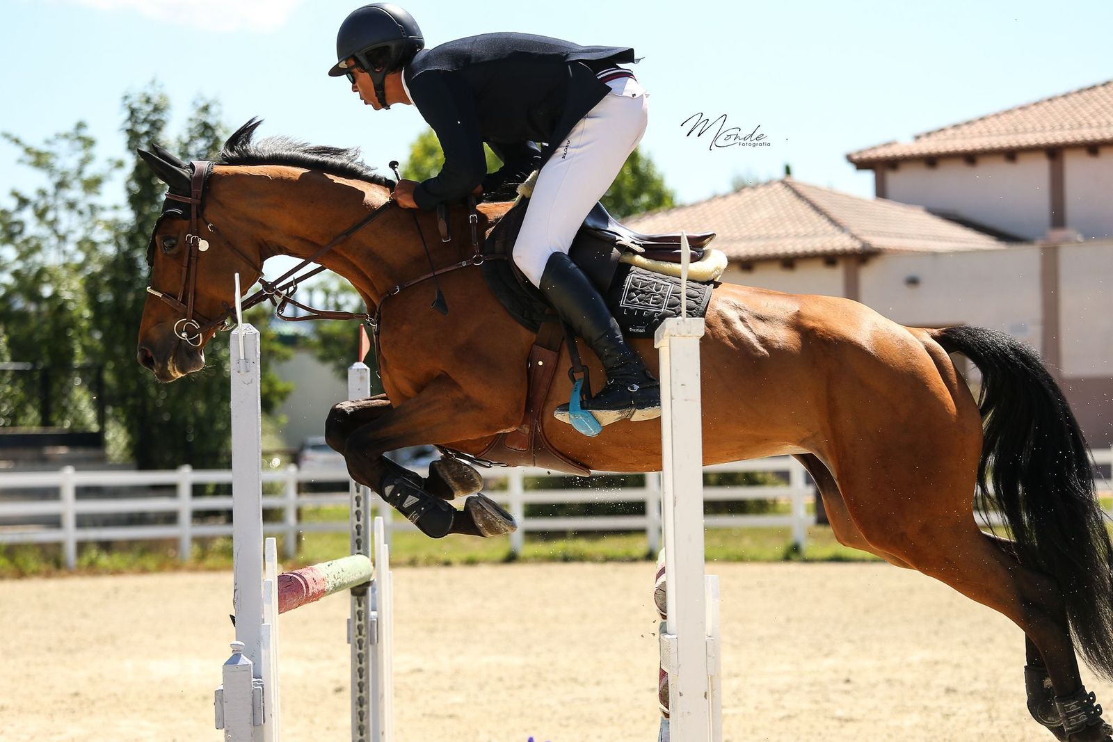 Mario, en plena competición en Granada.