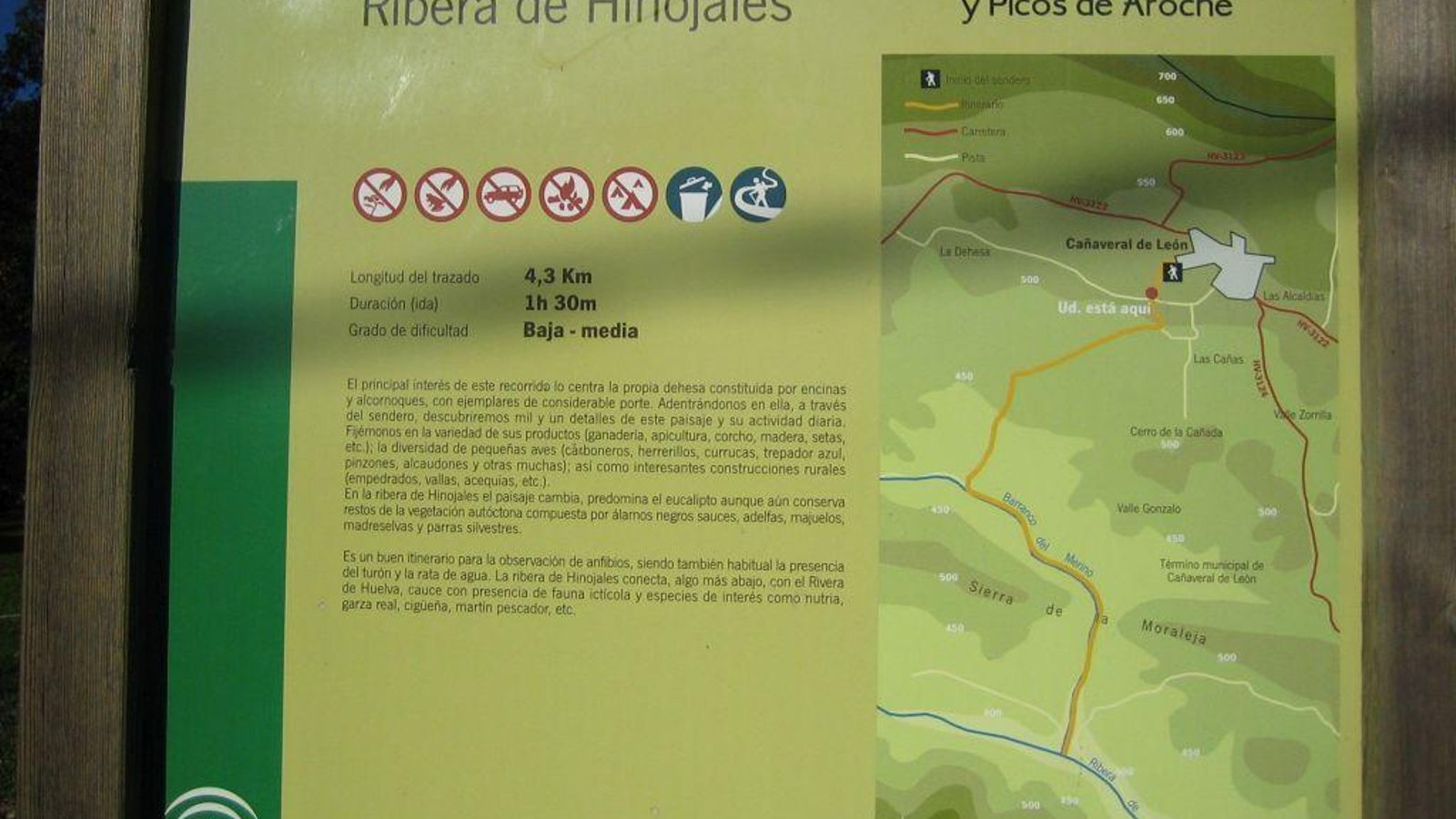 Cañaveral de León - Ribera de Hinojales