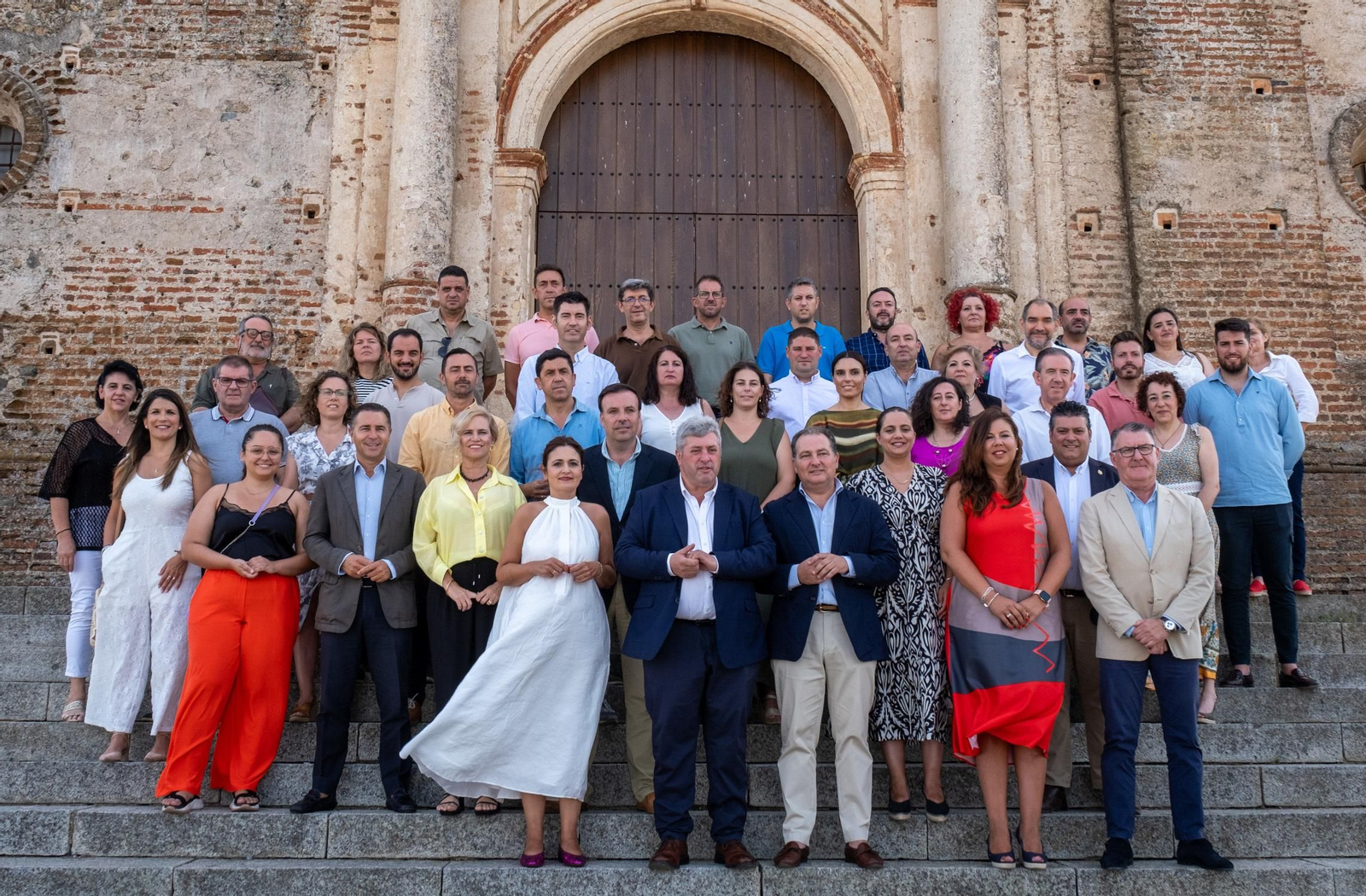 Junta de Gobierno celebrada por la Diputación de Huelva en Castaño del Robledo