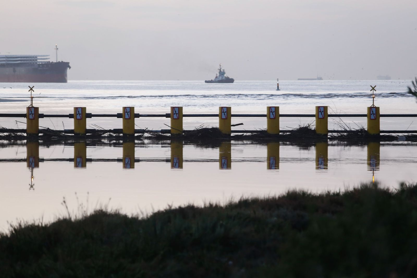Las fotografías de Guadarcote, el río Guadarranque y la Estación de San Roque tras el paso de la borrasca Francis