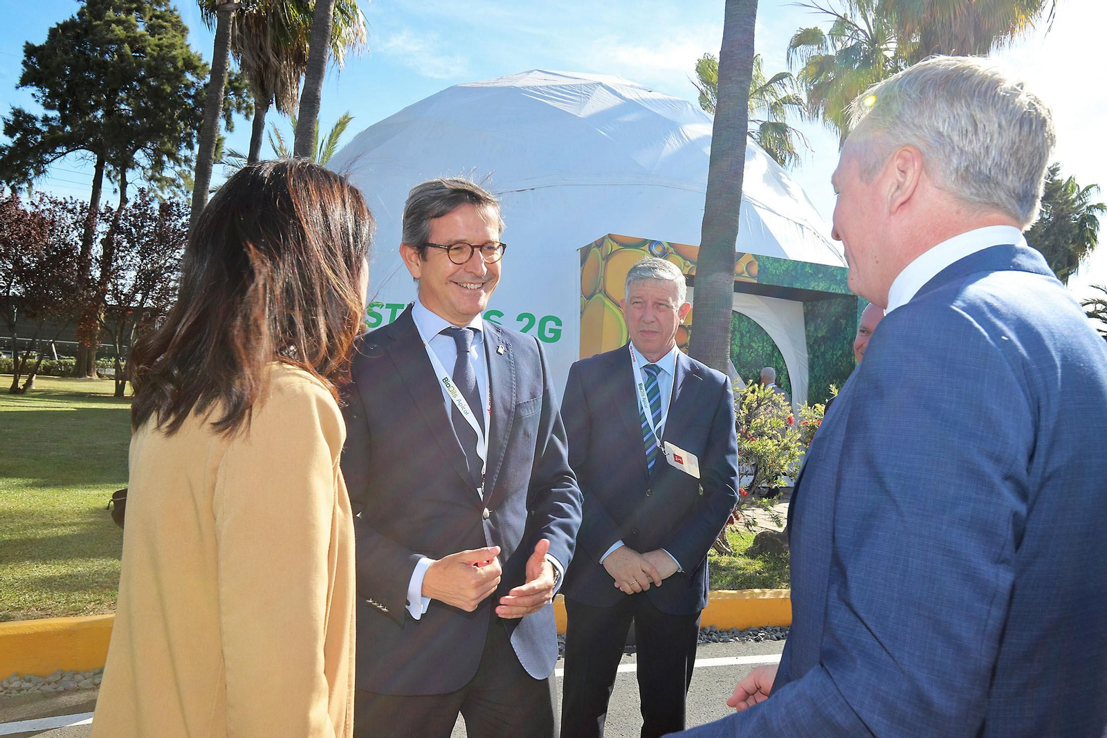 Presentación de la nueva planta de biocombustibles de segunda generación  de Cepsa en Palos de la Frontera (Huelva)