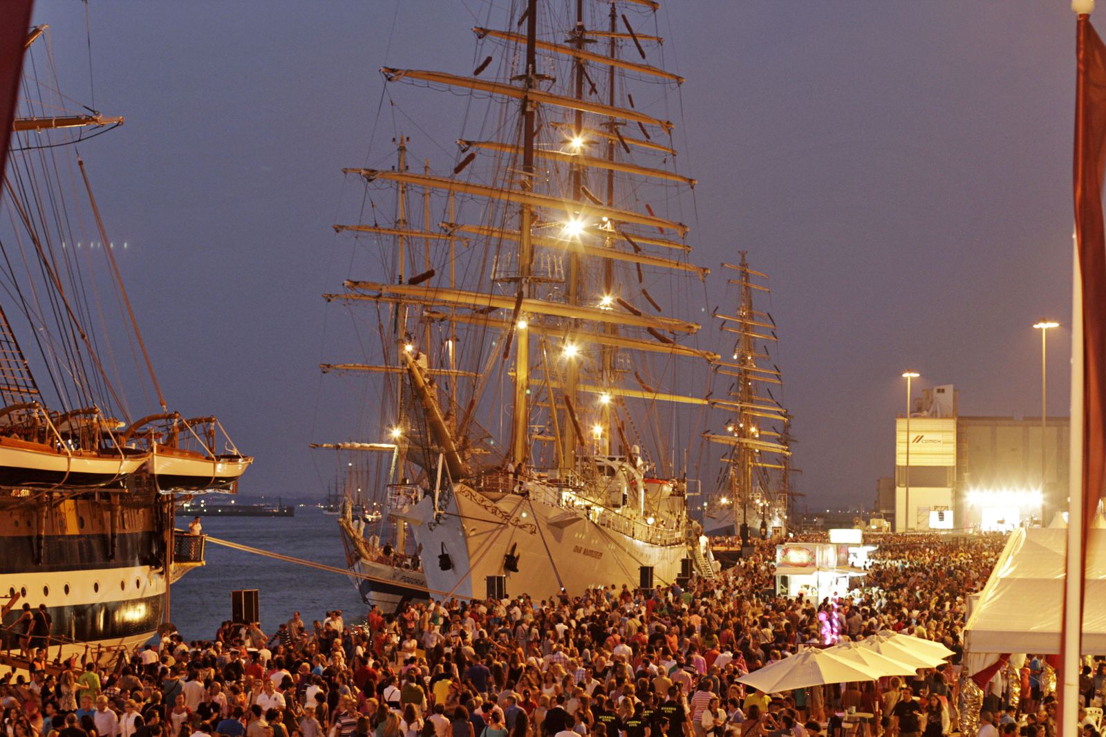 Imágenes de las grandes regatas que ha acogido Cádiz