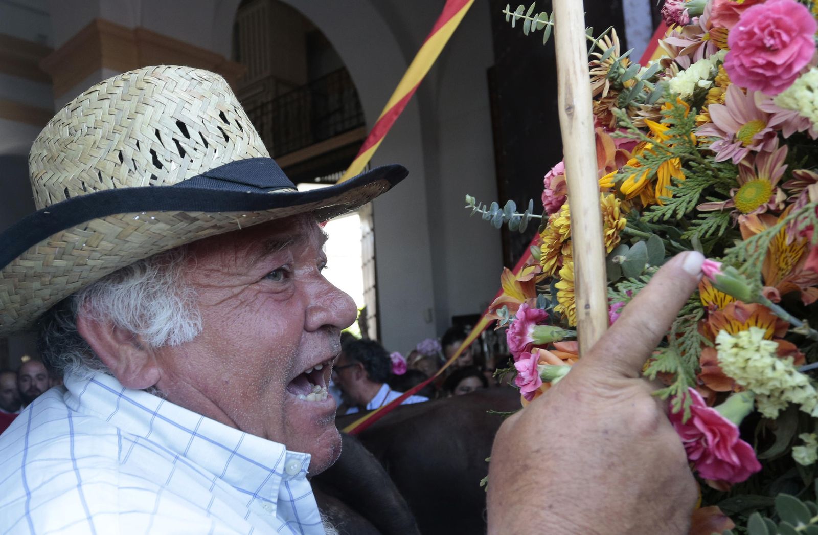 Paso de las hermandades por Villamanrique