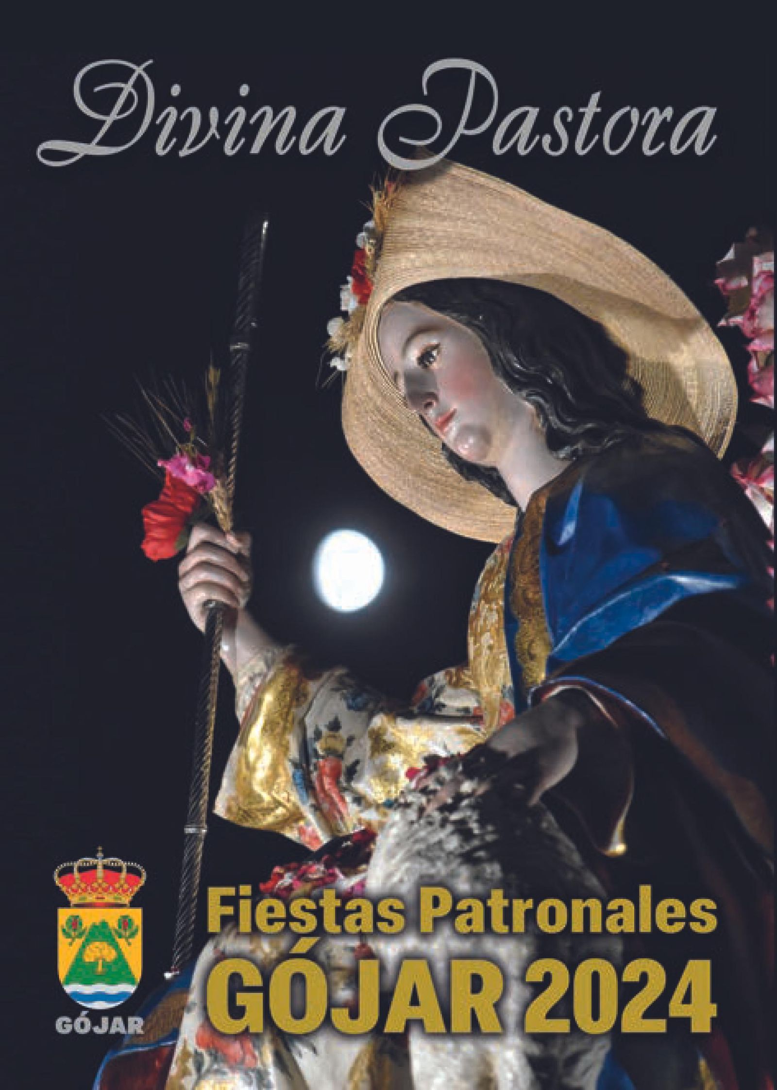 Cartel de las Fiestas Patronales Divina Pastora de Gójar 2024.