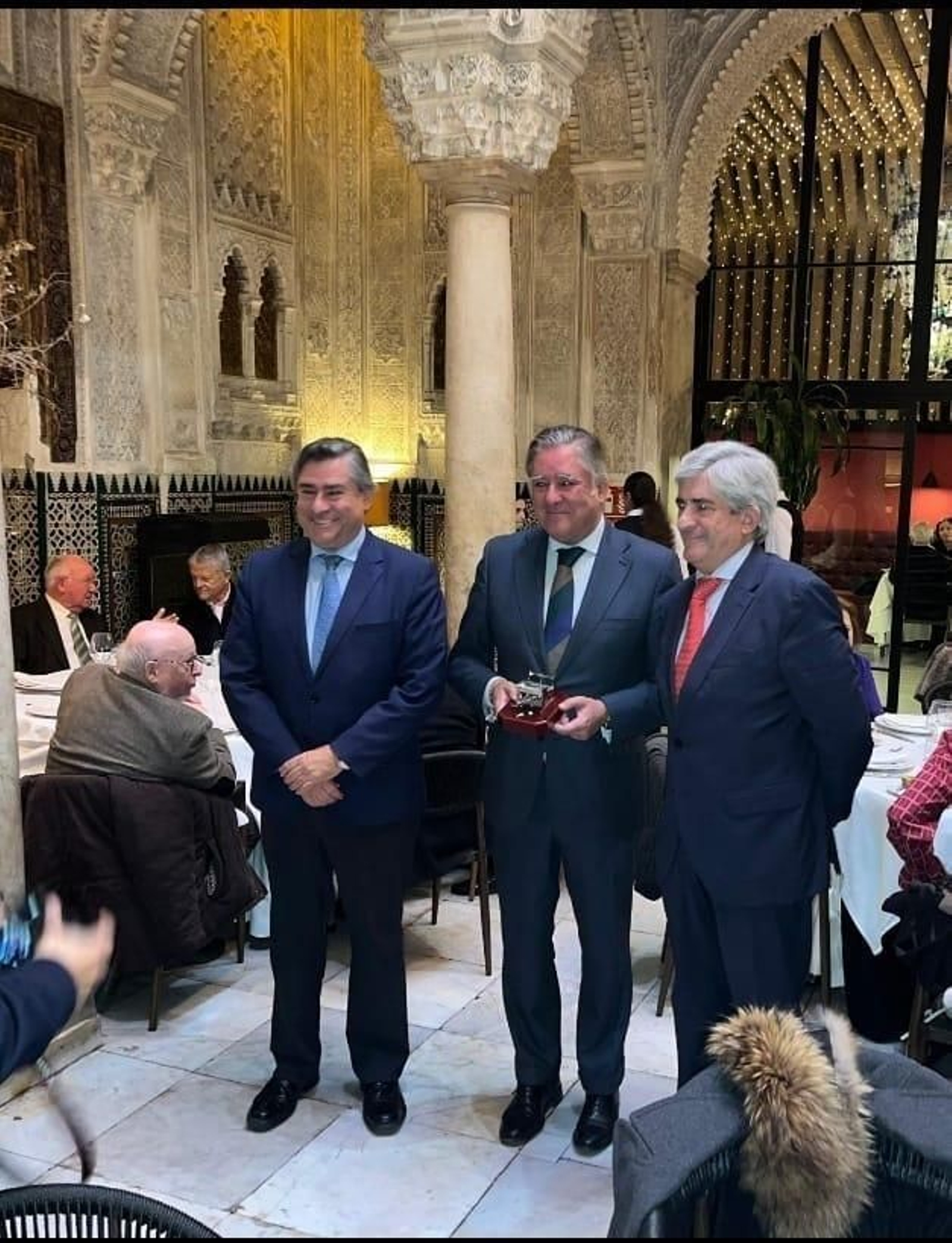 Los hermanos Fernando, Manuel e Ignacio Estrella Ruiz.