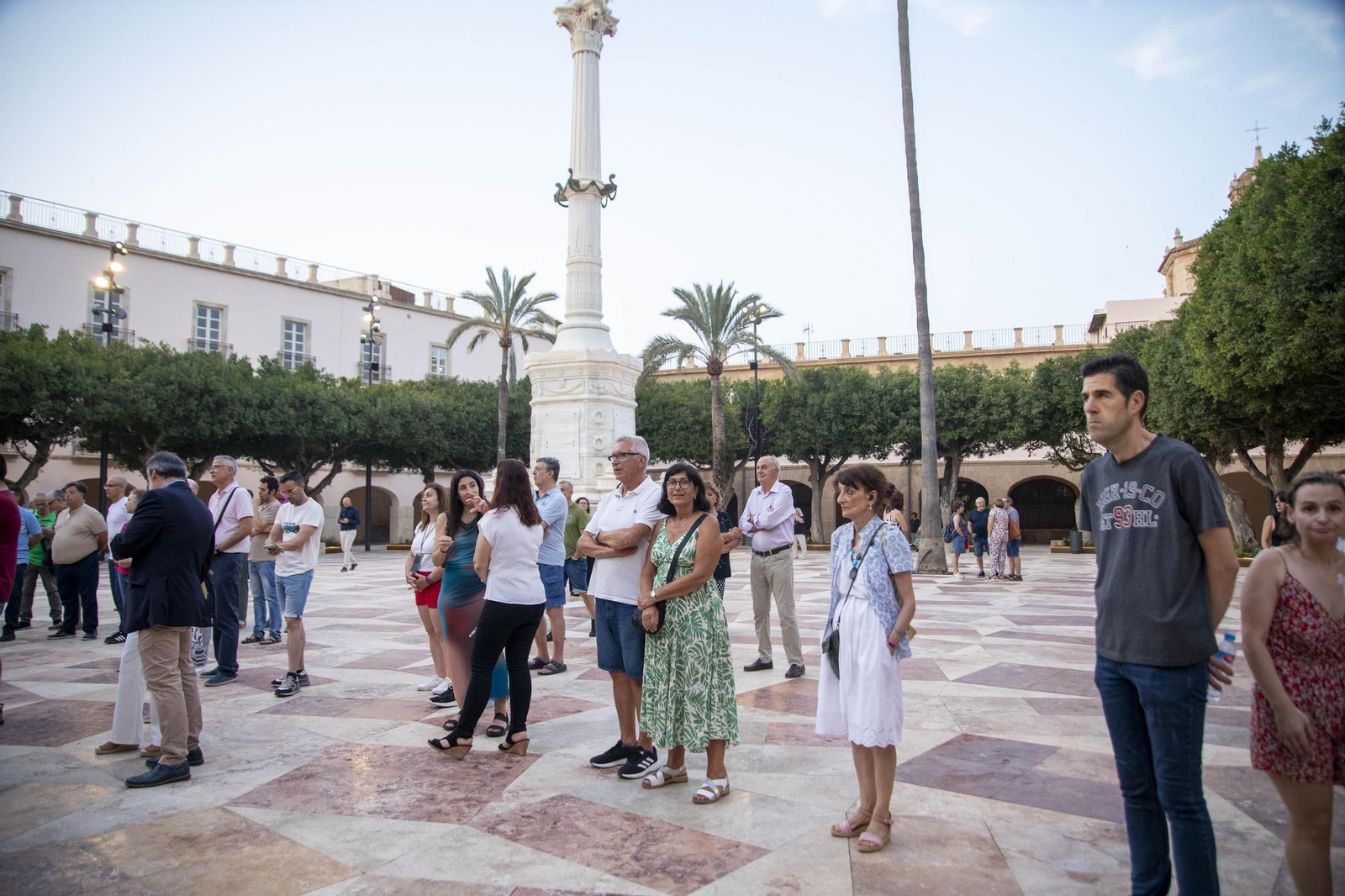 Las imágenes de la inauguración de la Plaza de la Constitución en Almería