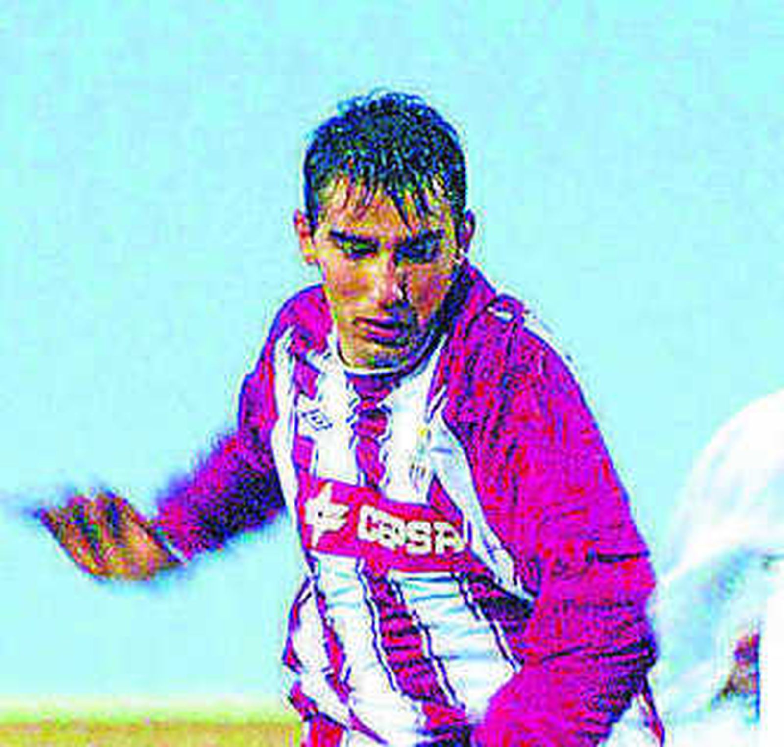 Fran, en sus comienzos albirrojos (i) y el pasado curso en el Tesorillo.