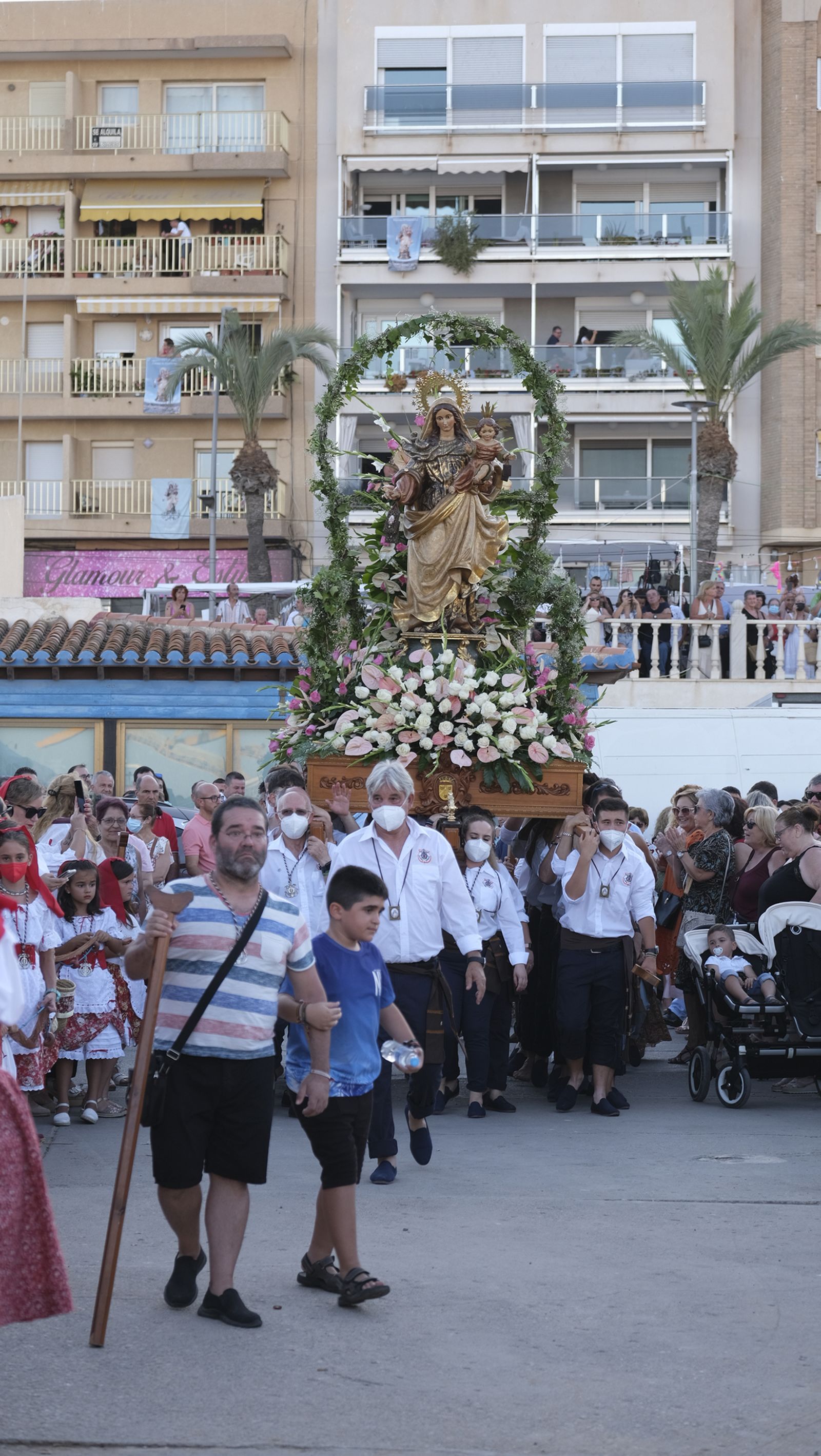 Imágenes de la procesión marinera de la Virgen del Carmen de Garrucha