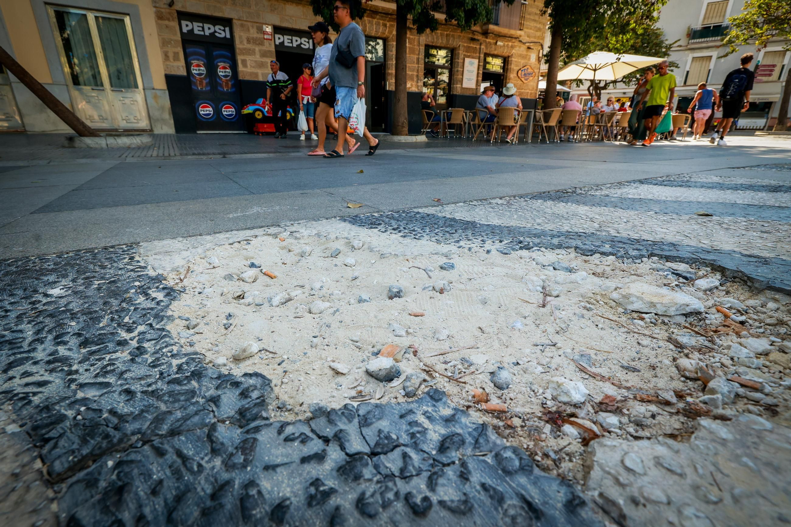 Así están las principales plazas de la ciudad de Cádiz