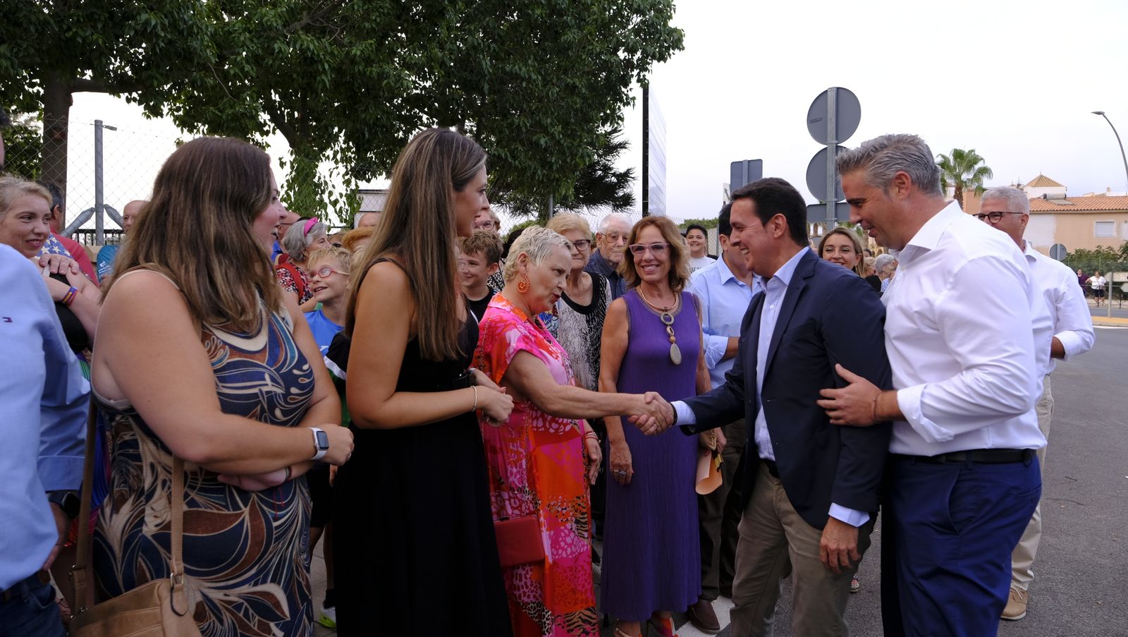 Imágenes de la inauguración del puente que une Huércal de Almería y Viator