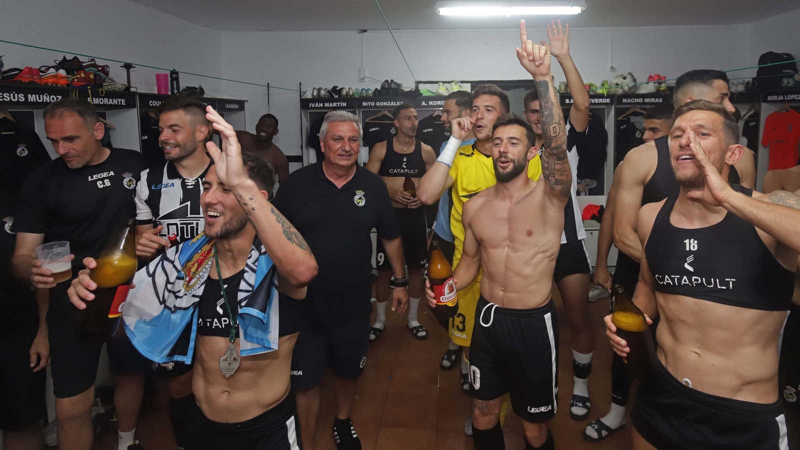 Fotos de la celebración de la Balona en el estadio municipal de La Línea