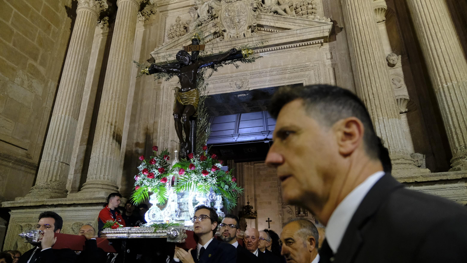 Las imágenes del Vía Crucis del Cristo de la Escucha