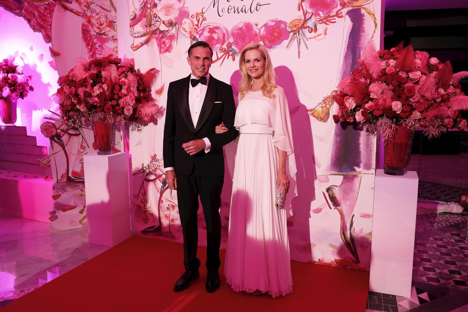 Carlos Felipe de Orleans y su esposa