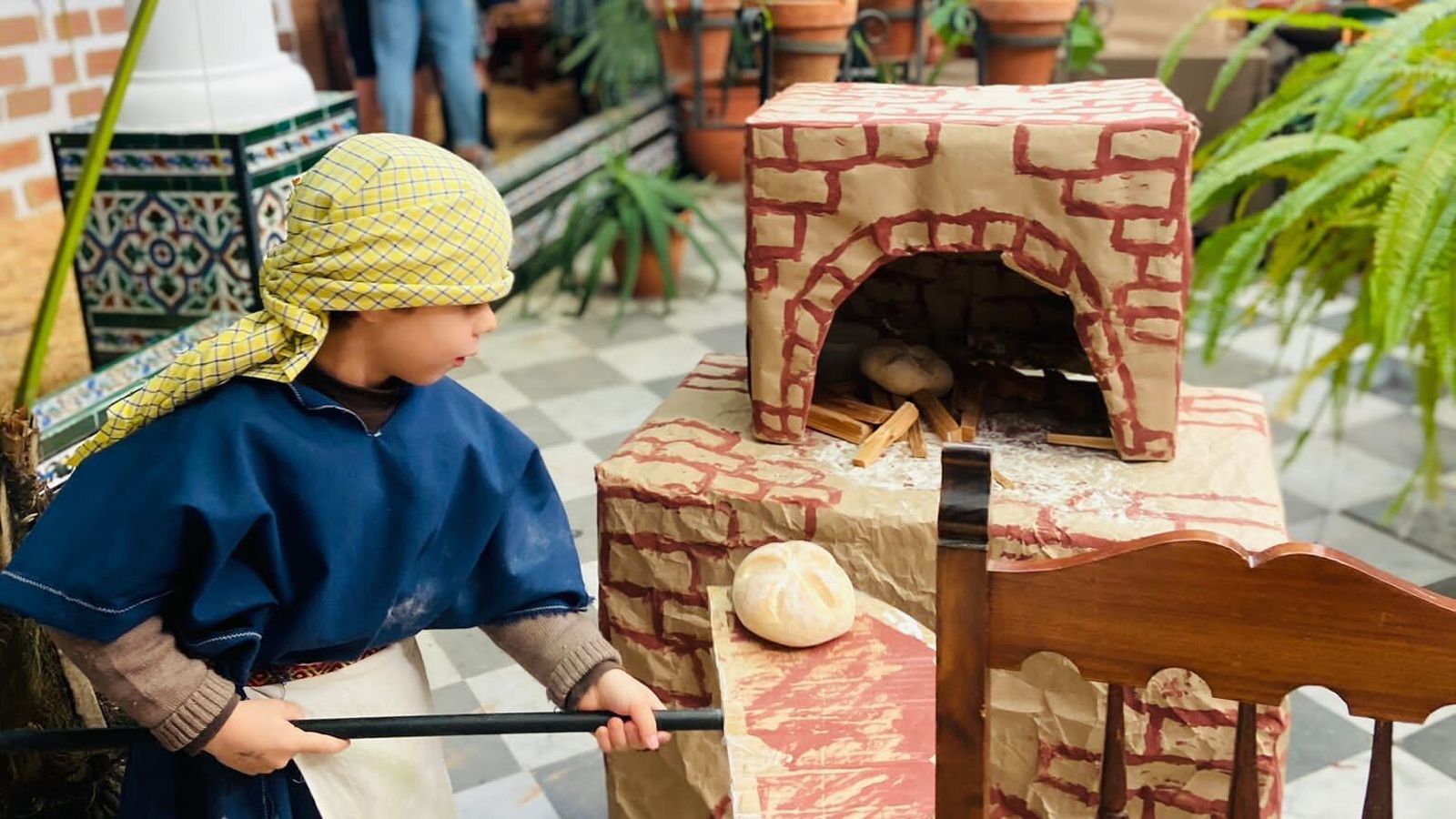 Así es el belén viviente del colegio Las Carmelitas de San Fernando