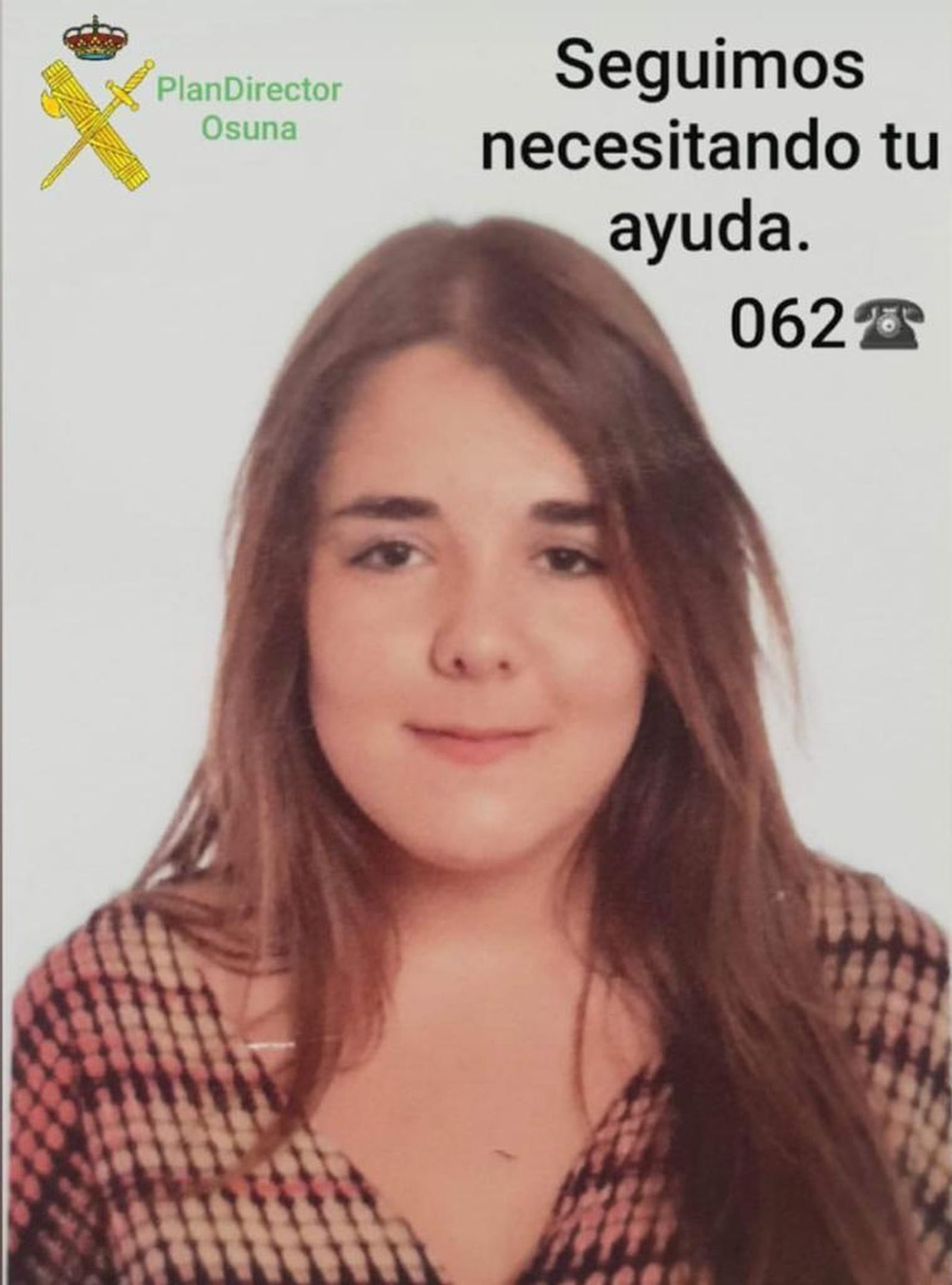 El cartel distribuido por la Guardia Civil.