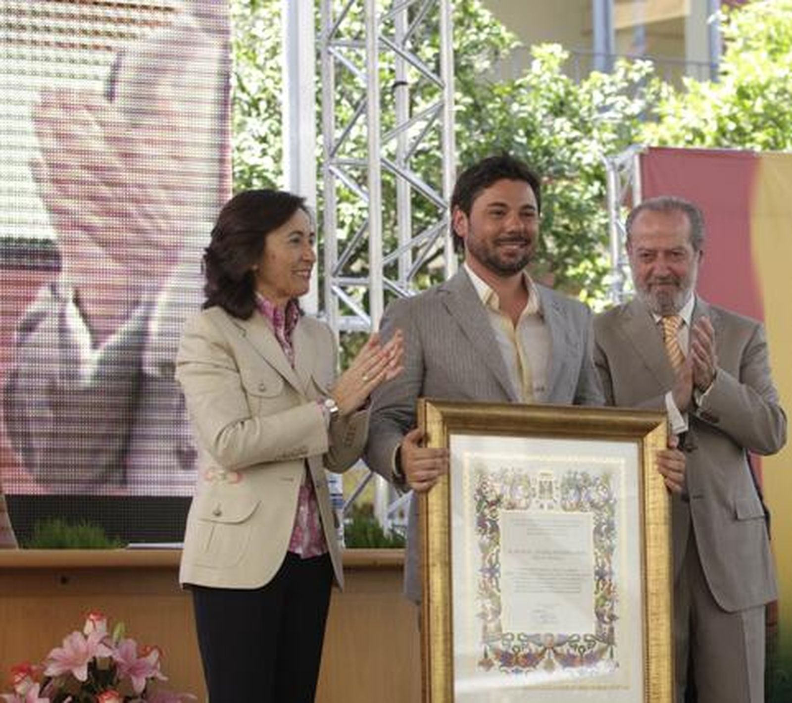 El cantaor Miguel Poveda fue también nombrado Hijo Adoptivo de la Provincia por su éxito en el mundo del flamenco. 

Foto: Belen Vargas