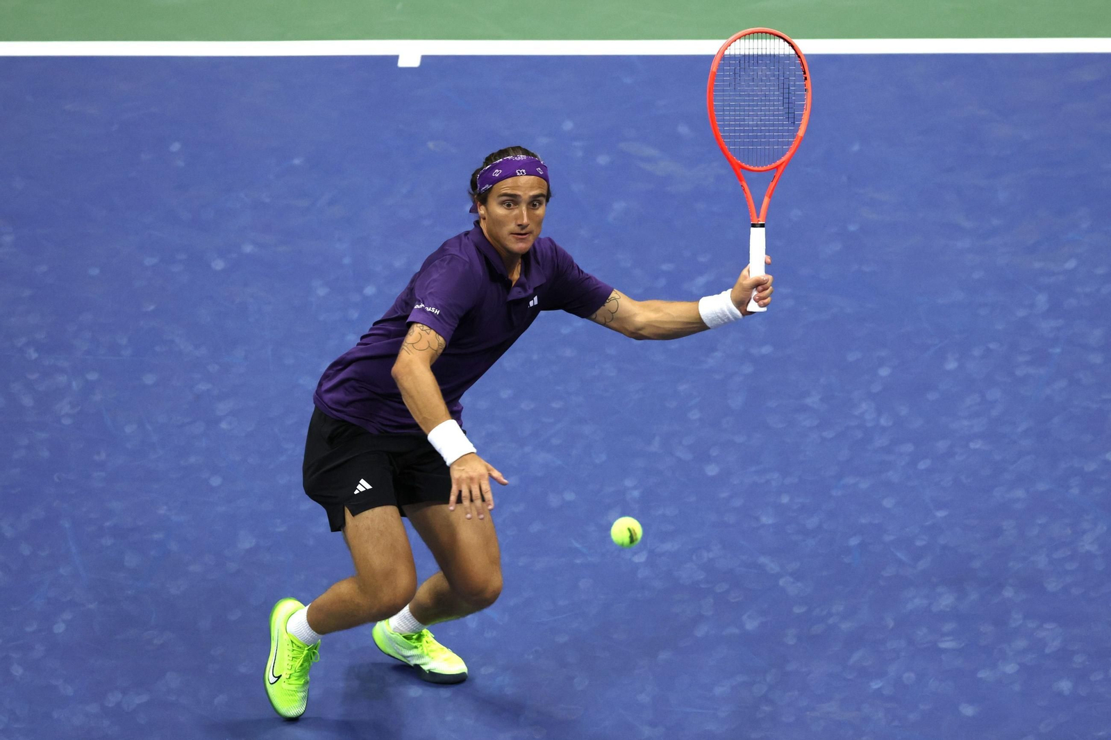 Las fotos del demoledor Alcaraz en la segunda ronda del US Open