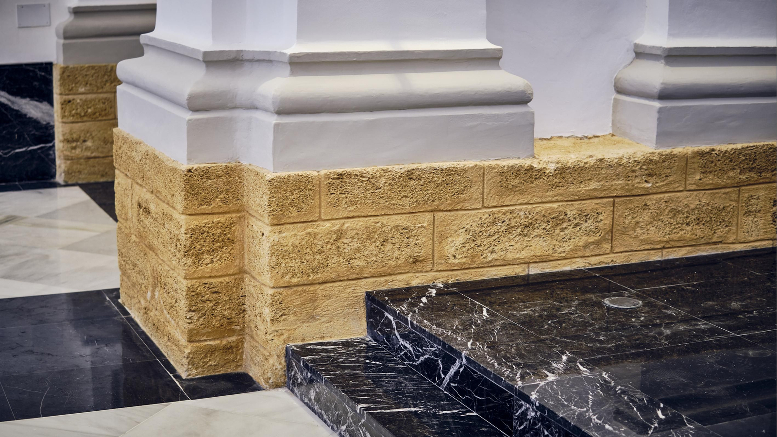 Interior de la Iglesia Castrense después de la reforma.