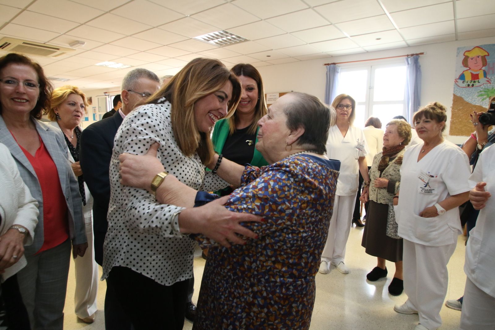 Las imágenes de la visita de Susana Díaz a Almería