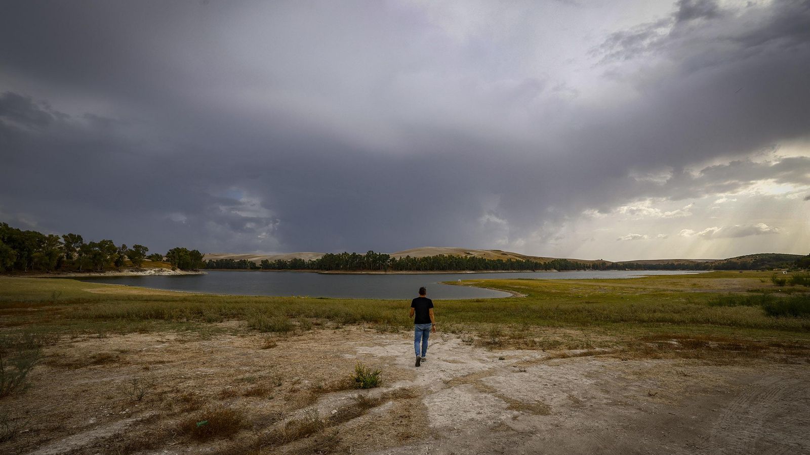 El pantano de Torre del Águila, en las inmediaciones del Palmar de Troya.