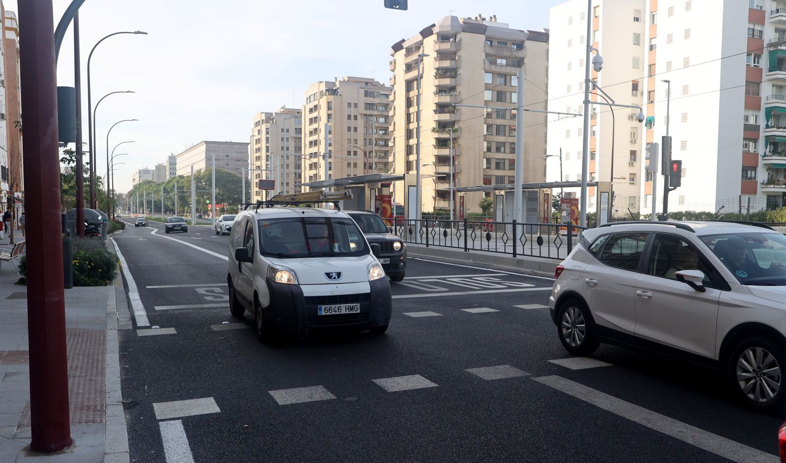 Apertura al tráfico de la Avda San Francisco Javier