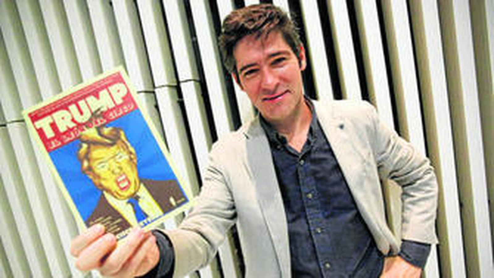 El periodista Francisco Reyero, ayer, en el Museo Carmen Thyssen.