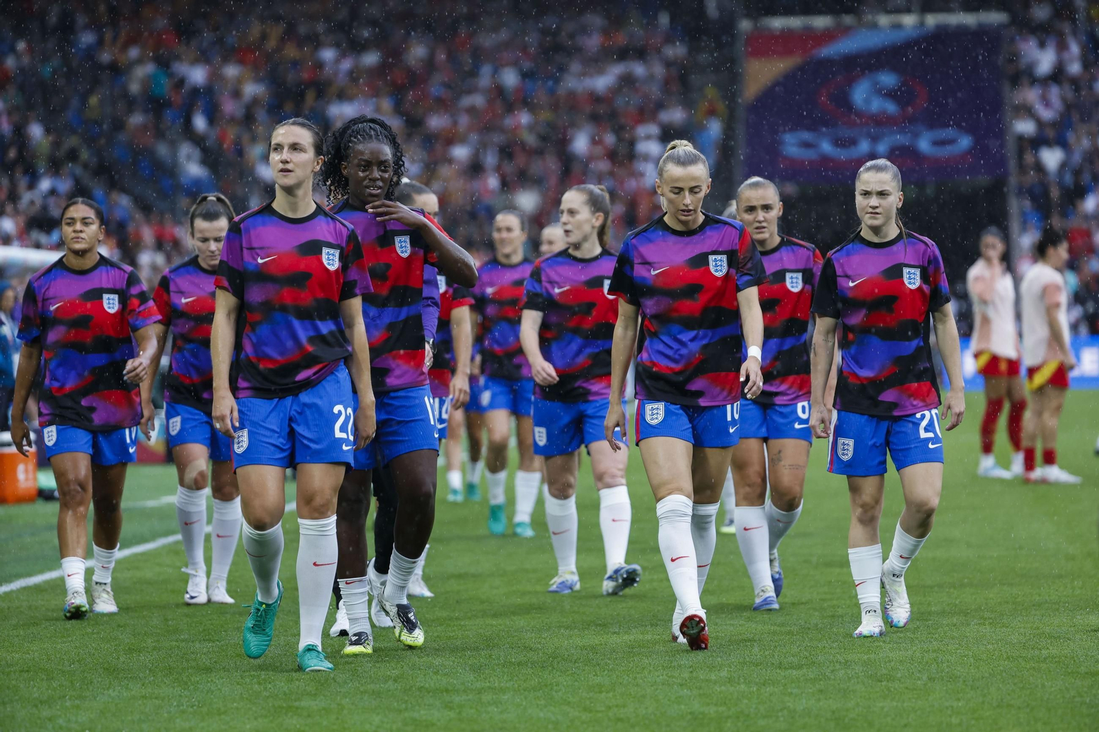 Las mejores imágenes de la final España - Inglaterra de la Eurocopa femenina