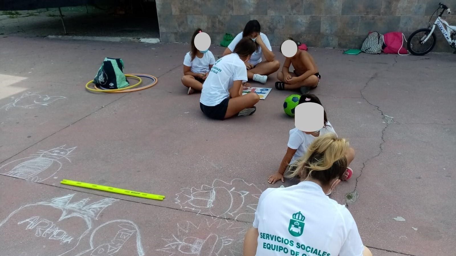 Niños participantes en uno de los talleres.