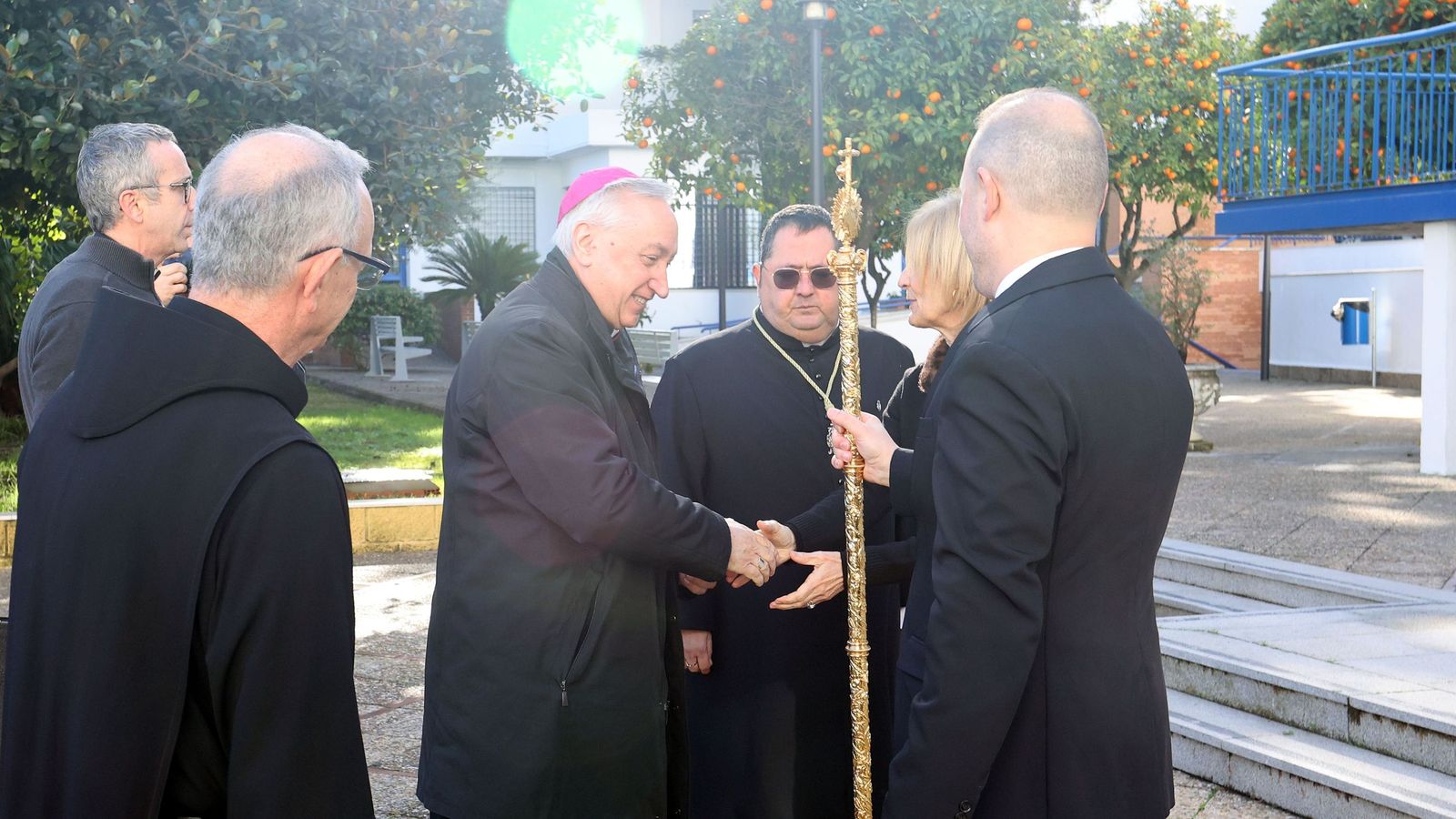 Imágenes de la bendición de María Santísima de los Enfermos y Reina de Todos los Santos
