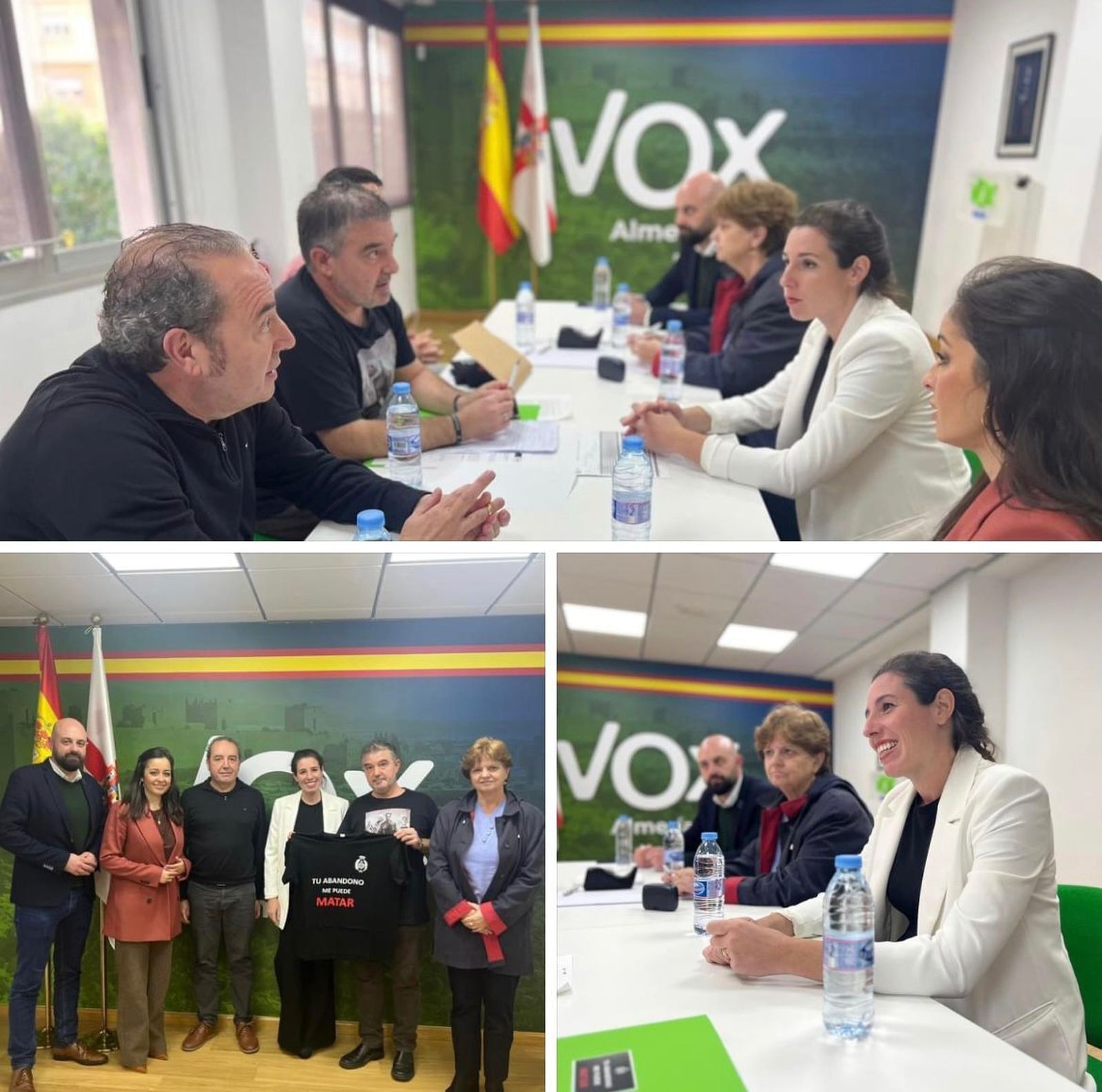 Reunión del sindicato con Vox.