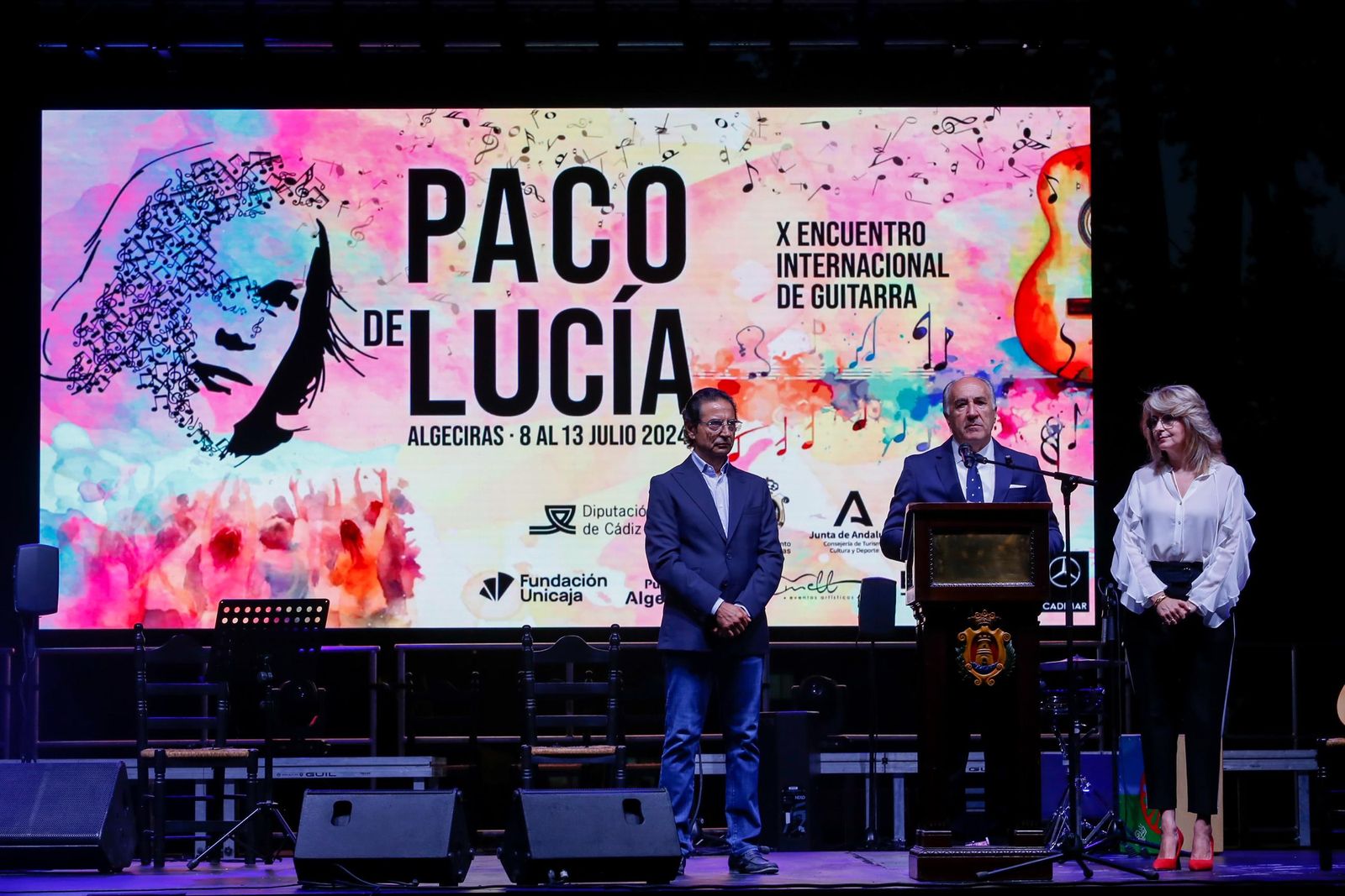 Fotos del concierto de Salvador y Pastora Andrades en el Encuentro de Guitarra Paco de Lucía