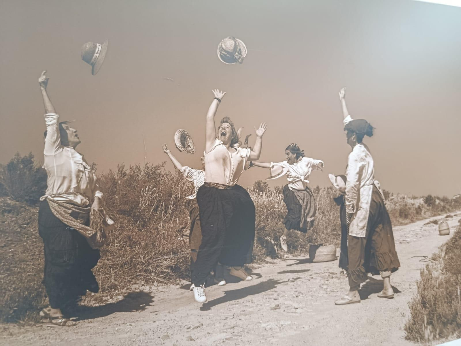 Una de las imágenes recreadas que se pude ver en la exposición