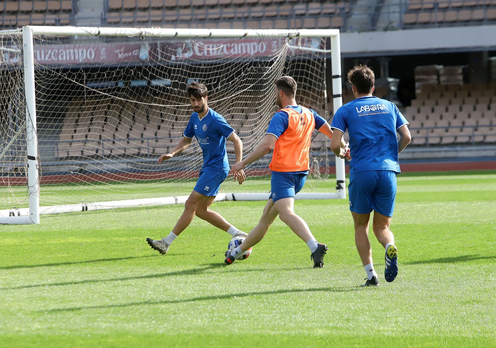 Entrenamiento del Xerez DFC en Chapín.