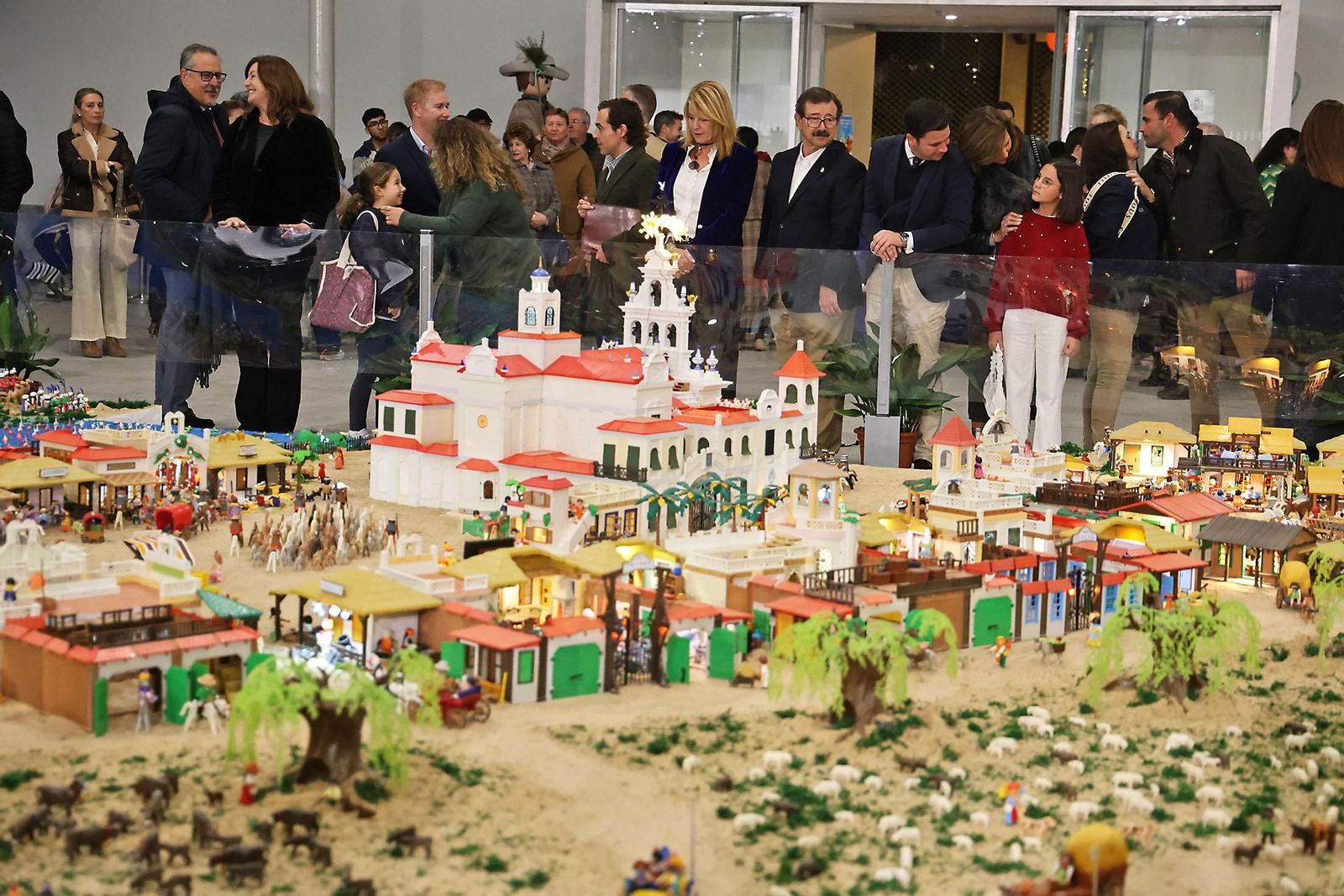 Imágenes del Belén de Playmobil más grande del mundo dedicado al Rocío