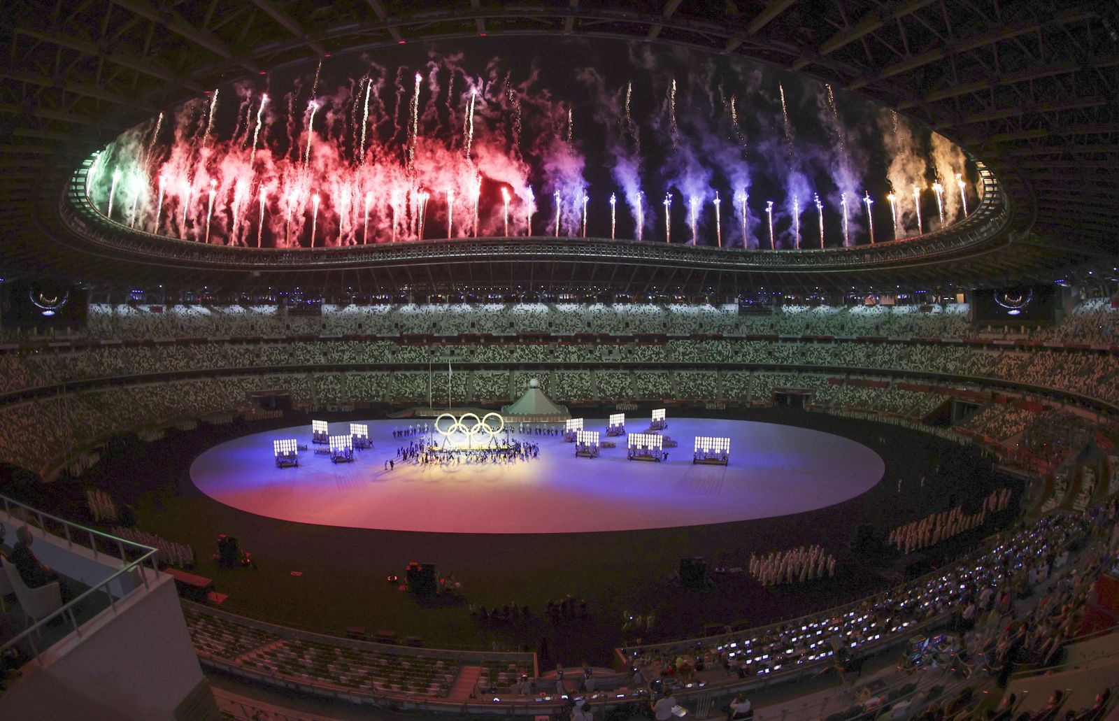 La ceremonia inaugural de los Juegos Olímpicos de Tokio 2020, en imágenes