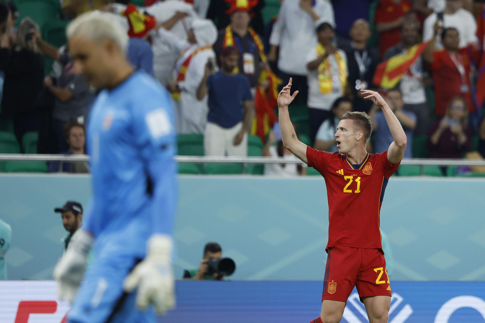 Las imágenes del España - Costa Rica en el Mundial de Qatar