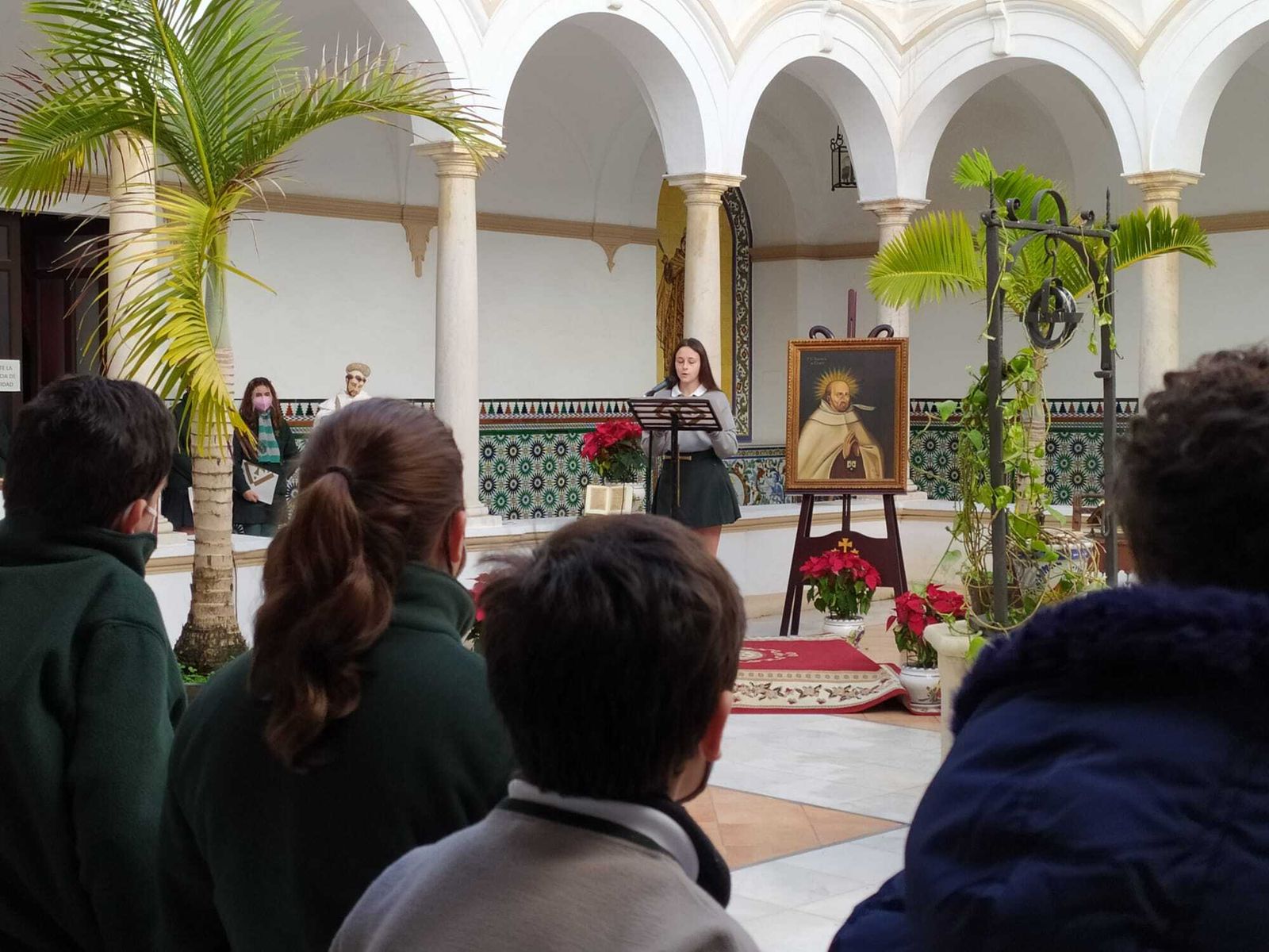Lectura de versos de San Juan de la Cruz en el Liceo.