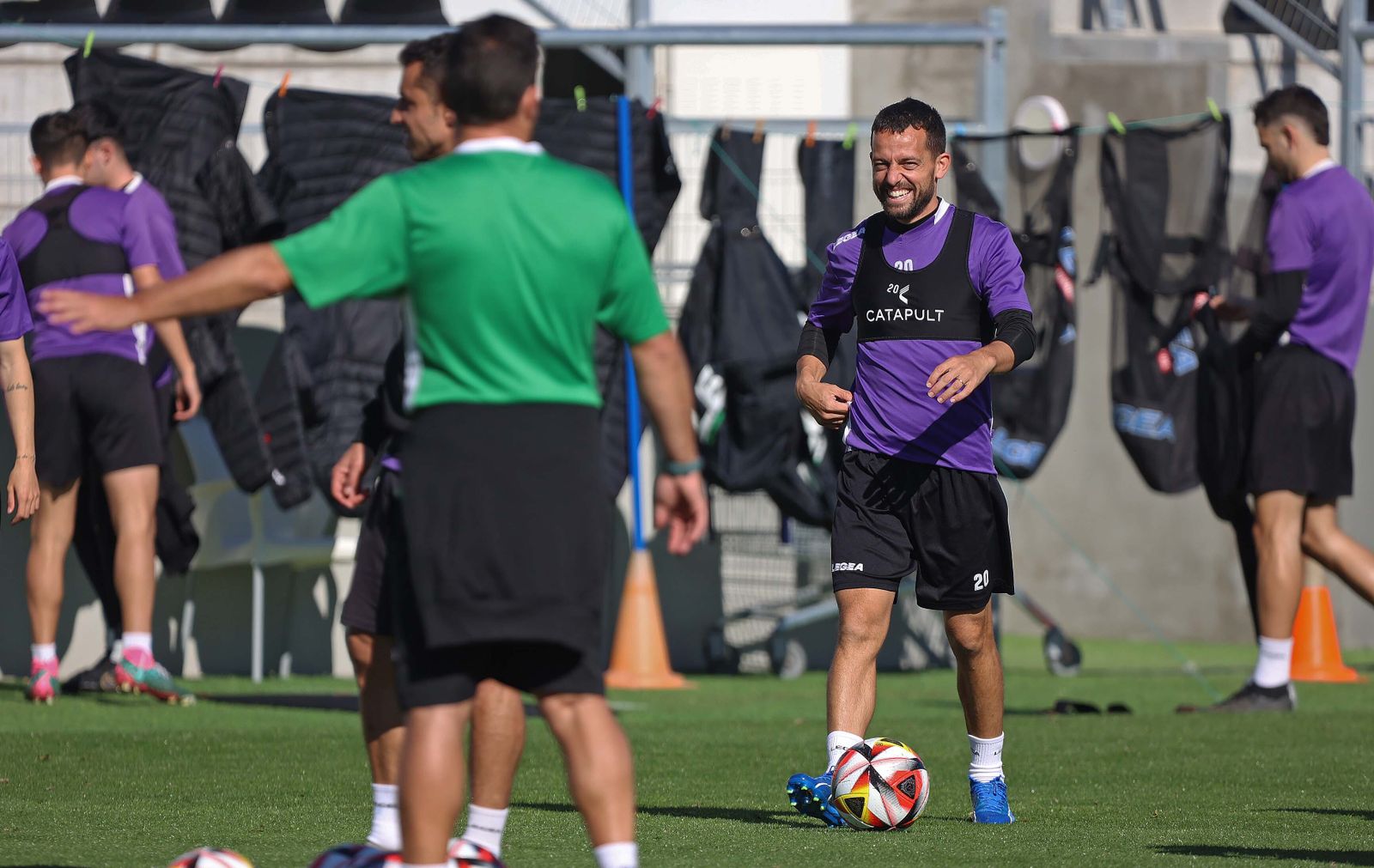 Fotos del entrenamiento de la Balona