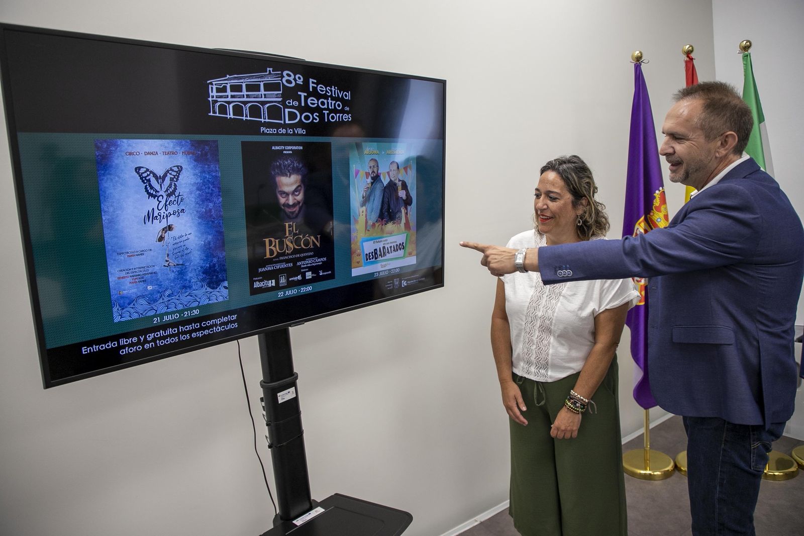 Presentación de la octava edición del Festival de Teatro de Dos Torres.