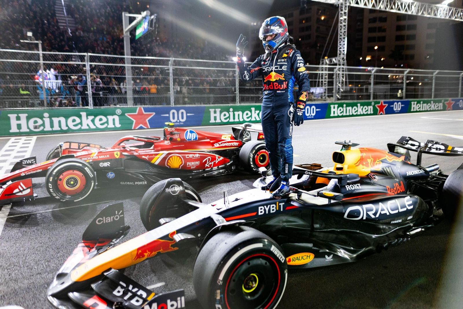Las fotos del título mundial de Verstappen en Las Vegas