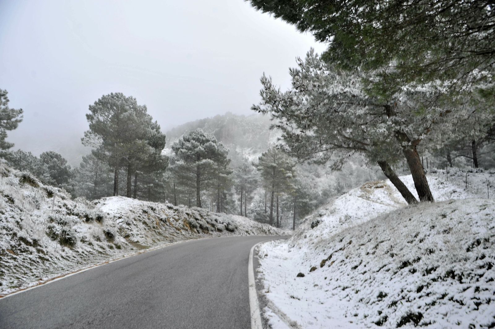 Nieve en Grazalema