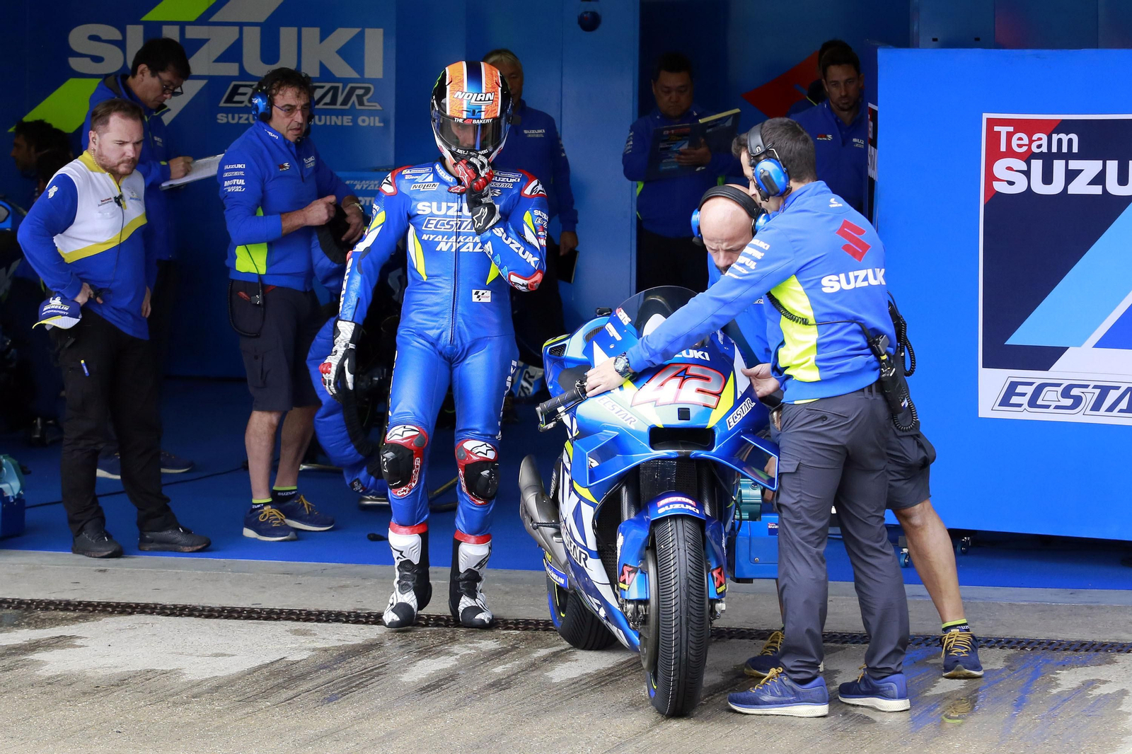 Segundo día de entrenamientos de MotoGP en Jerez