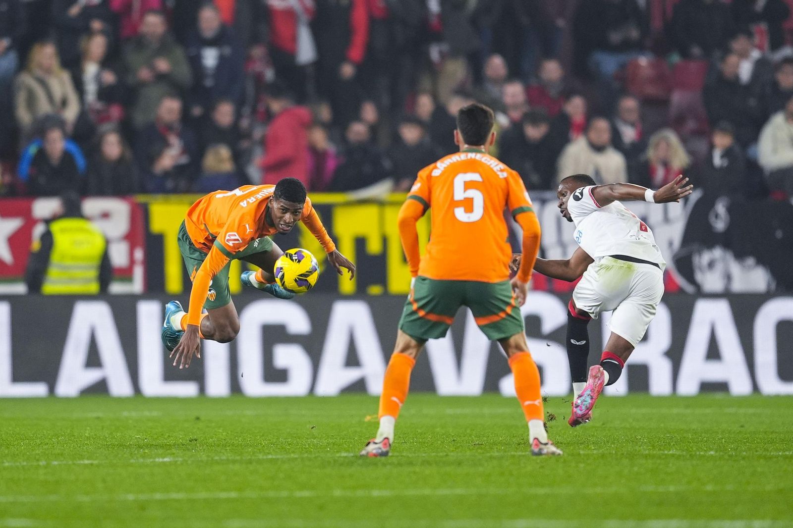 Las mejores imágenes del partido Sevilla - Valencia