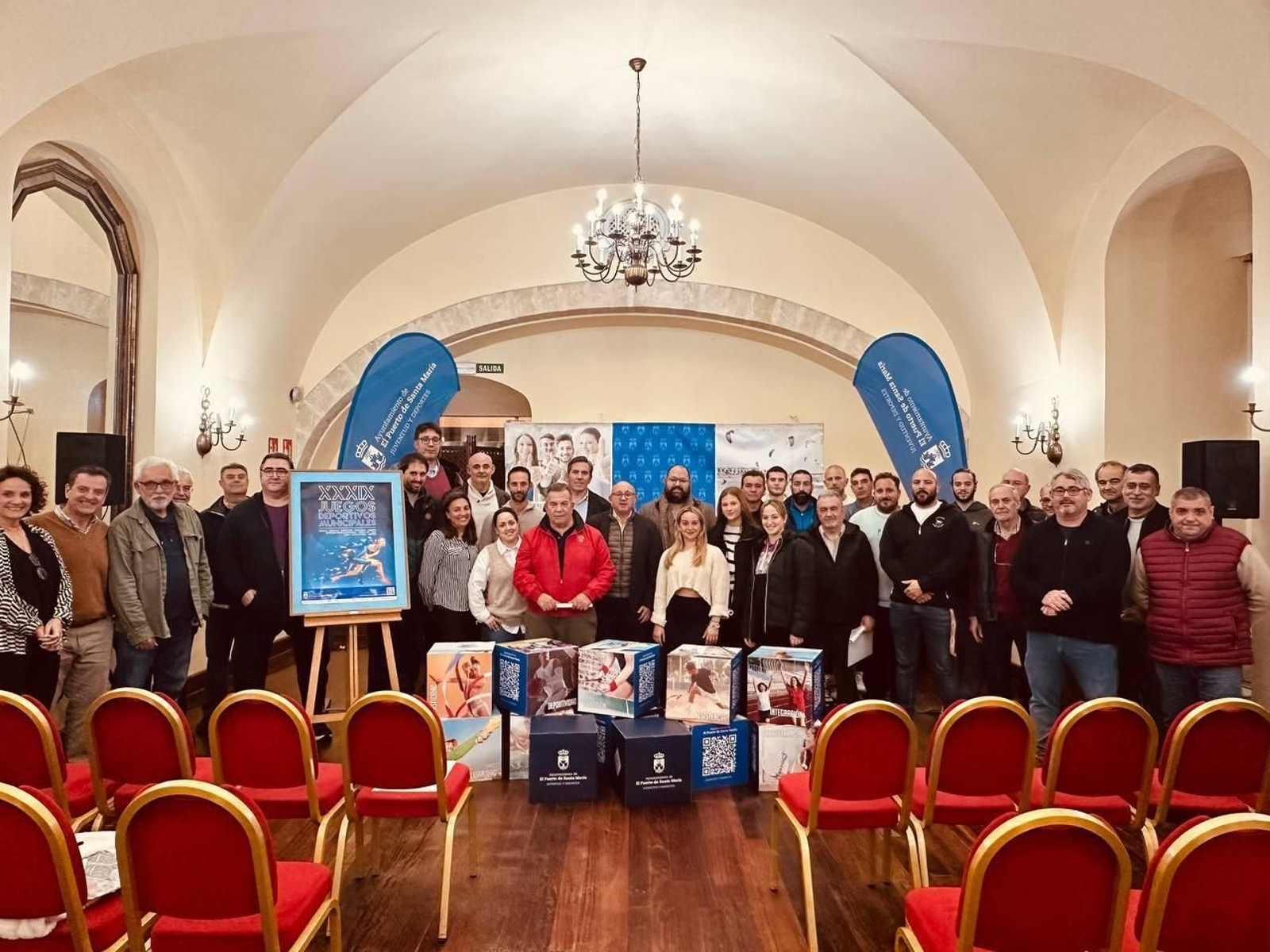 Una imagen de la presentación de los Juegos Deportivos Municipales.