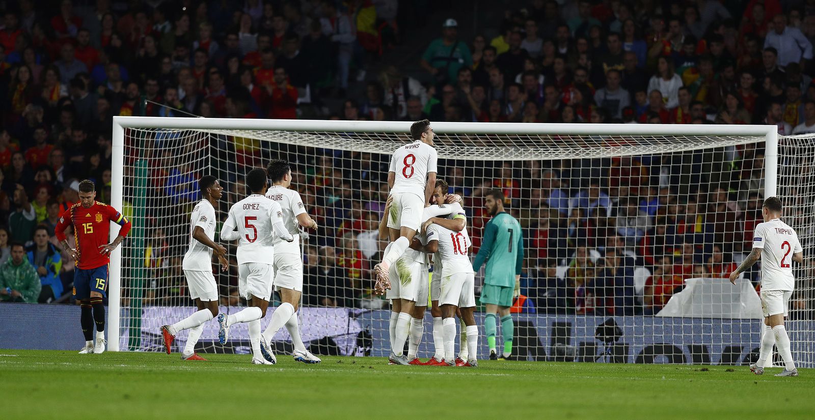 Las imágenes del España-Inglaterra