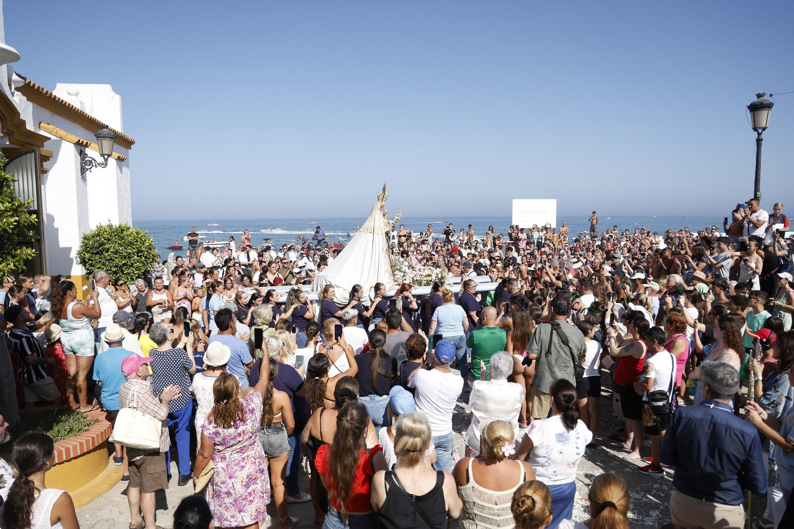 Fotos de la procesión de la Virgen del Carmen en La Línea
